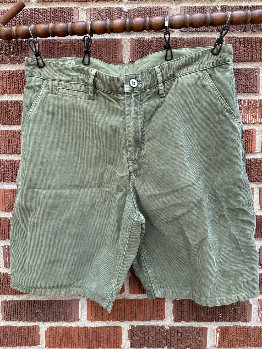True Grit NEW Men's Sz 36 Green Corduroy Shorts